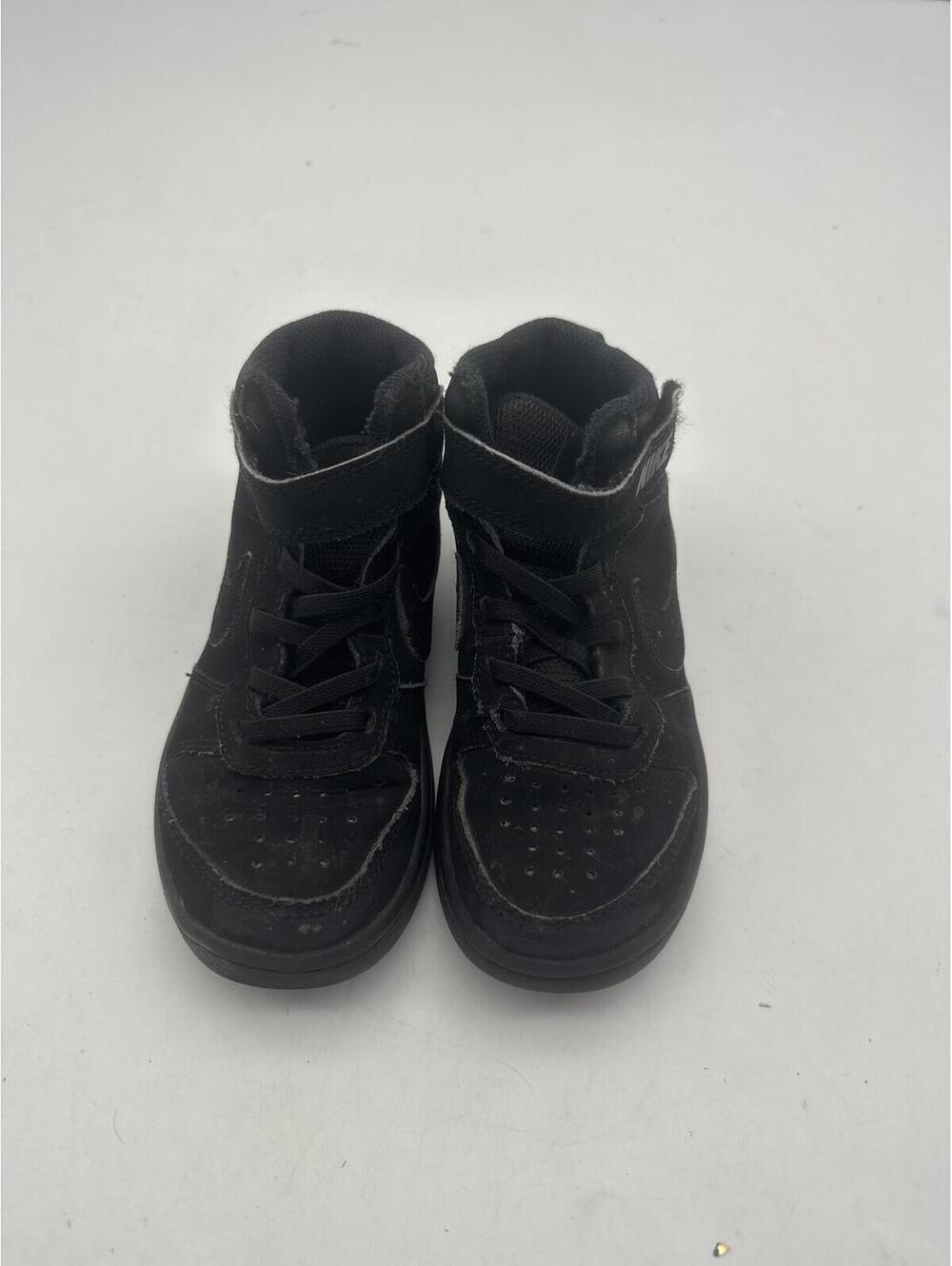 Nike Mid Top Shoes 11C Black Strap Basketball Sneakers CW5868-001